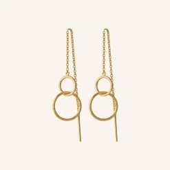 Pernille Corydon Øreringe^Double Plain Earchains