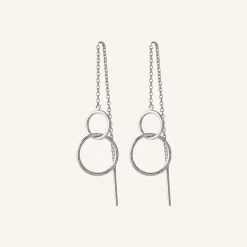 Pernille Corydon Øreringe^Double Plain Earchains