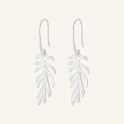 Pernille Corydon Øreringe^Fern Leaf Earhooks