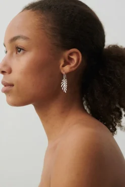 Pernille Corydon Øreringe^Fern Leaf Earhooks