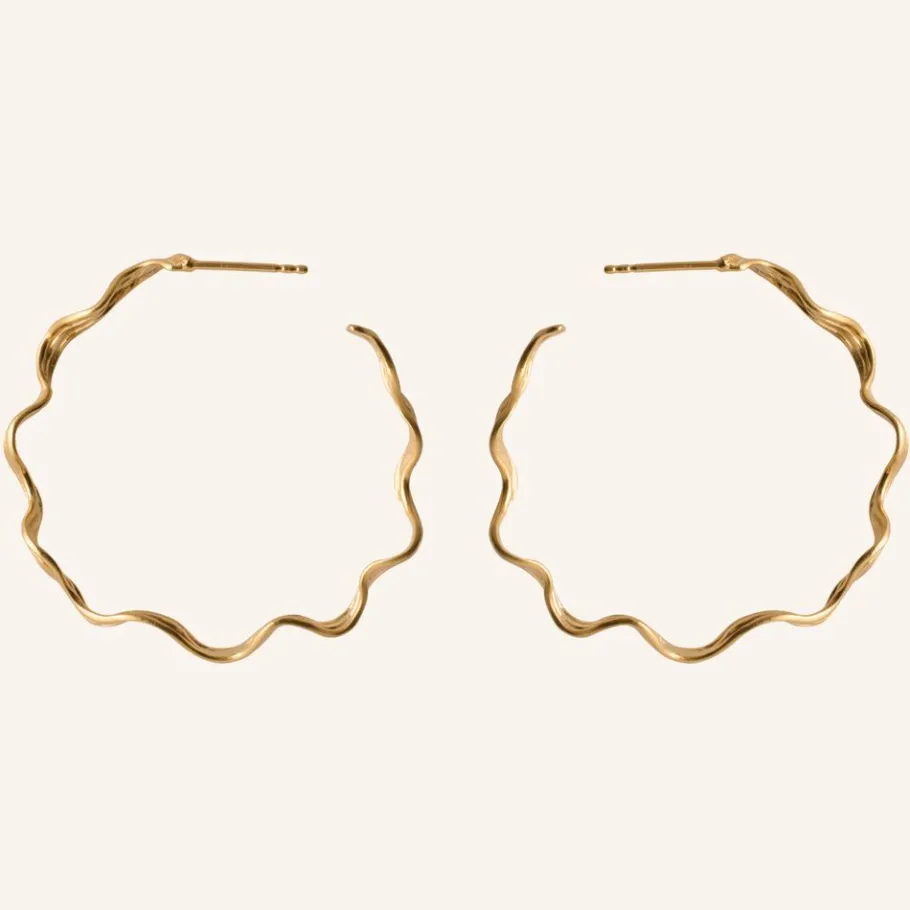 Pernille Corydon Øreringe^Large Hellier Hoops