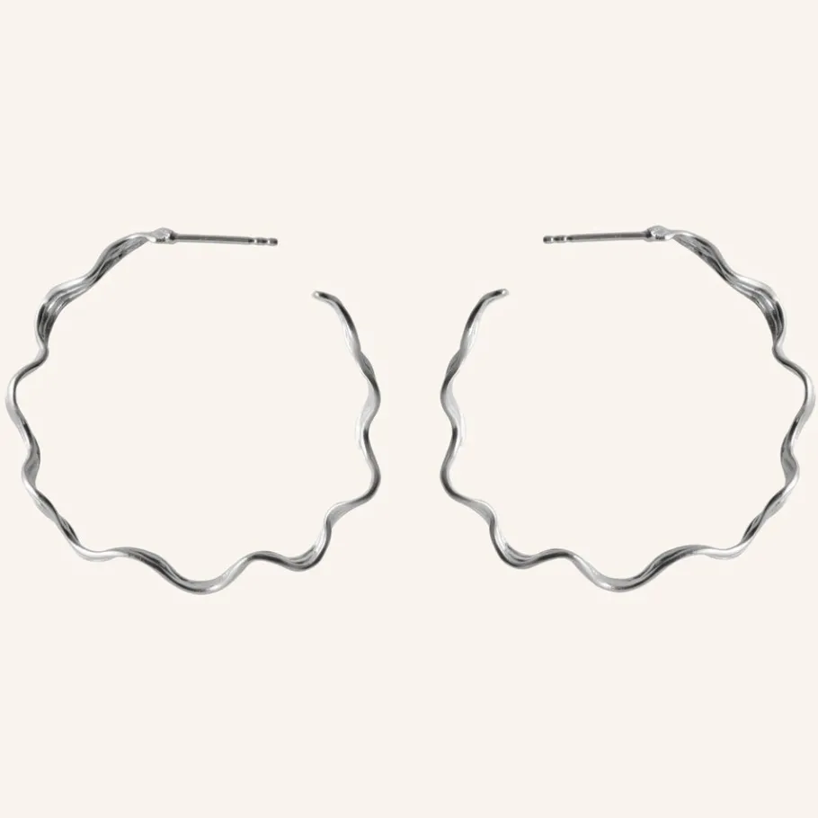 Pernille Corydon Øreringe^Large Hellier Hoops