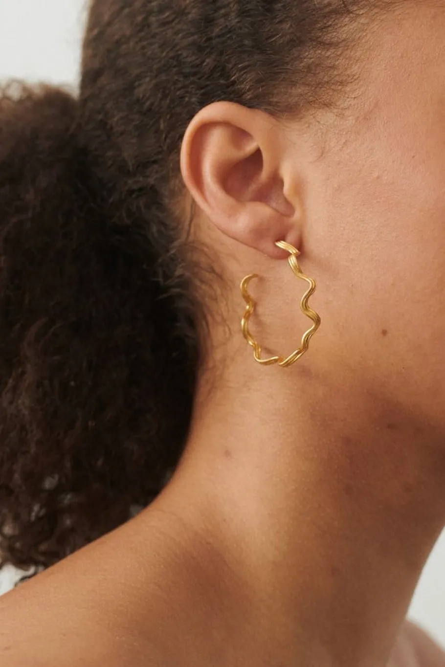 Pernille Corydon Øreringe^Large Hellier Hoops