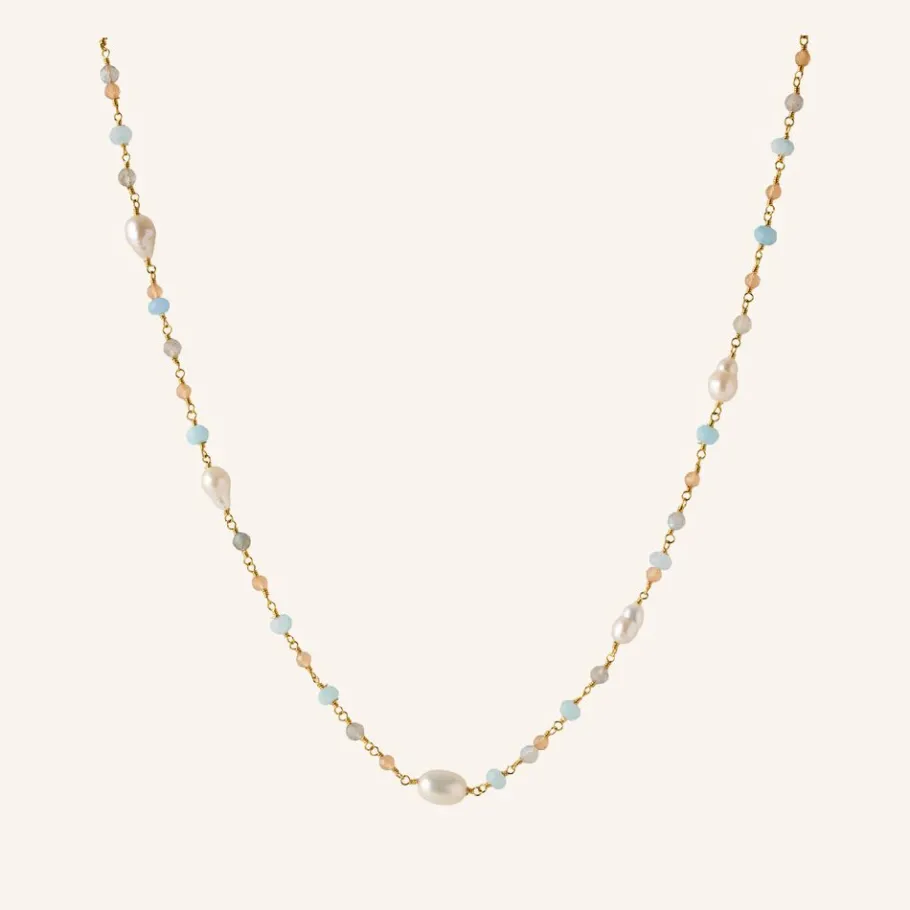 Pernille Corydon Halskæder^Mellow Blue Necklace