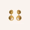 Pernille Corydon Øreringe^Shell Flower Earrings