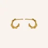Pernille Corydon Øreringe^Small Aqua Hoops