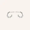 Pernille Corydon Øreringe^Small Aqua Hoops
