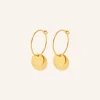 Pernille Corydon Øreringe^Small Coin Earrings