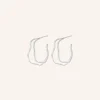 Pernille Corydon Øreringe^Small Double Wave Hoops