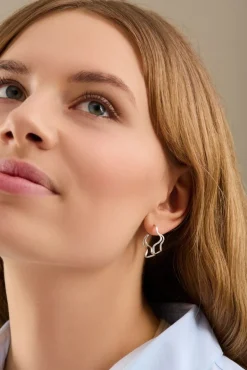 Pernille Corydon Øreringe^Small Double Wave Hoops