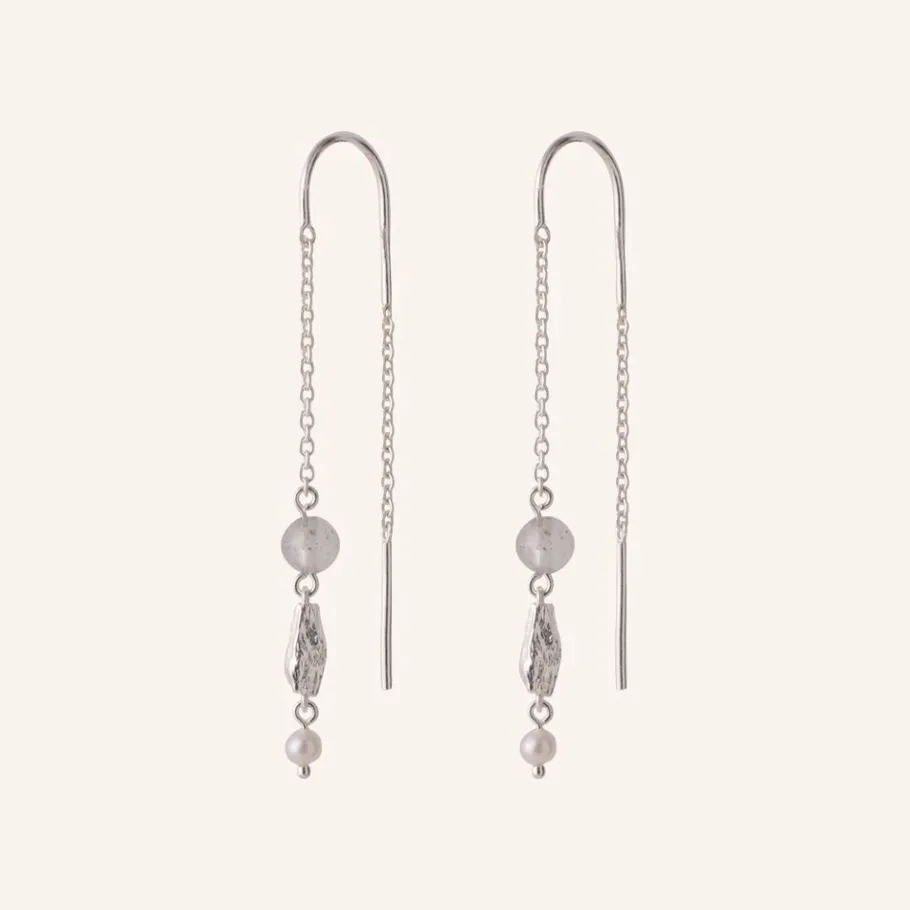 Pernille Corydon Øreringe^Soft Sky Earchains